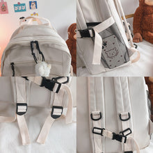 Load image into Gallery viewer, Fashion Big Student Backpack NEW Badge Rucksack Girls School Bag High Capacity Women Backpack Female Cute Leisure Travel Mochila