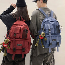 Load image into Gallery viewer, Women Boy Nylon Backpack Travel Mesh Female Student College School Bag Men Girl Cool Laptop Backpack Male Fashion Book Bags Lady