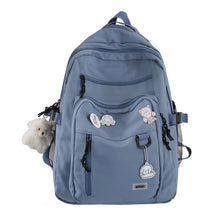 Load image into Gallery viewer, Fashion Big Student Backpack NEW Badge Rucksack Girls School Bag High Capacity Women Backpack Female Cute Leisure Travel Mochila