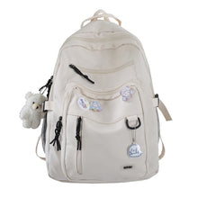 Load image into Gallery viewer, Fashion Big Student Backpack NEW Badge Rucksack Girls School Bag High Capacity Women Backpack Female Cute Leisure Travel Mochila