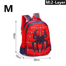 Load image into Gallery viewer, 3D spiderman backpack