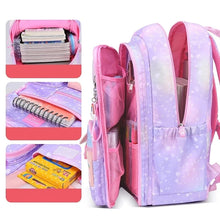 Load image into Gallery viewer, 2022 New Primary School Backpack Cute Colorful Bags for Girls Princess School Bags Waterproof Children Rainbow Series Schoolbags