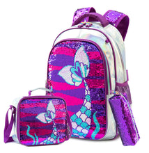 Load image into Gallery viewer, Shiny backpack set