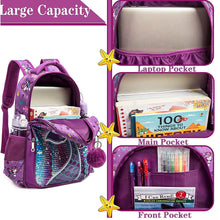 Load image into Gallery viewer, Mermaid backpack set