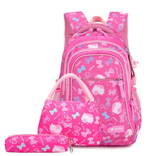 Load image into Gallery viewer, 3pcs/set printed school bags