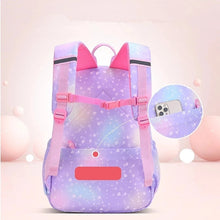 Load image into Gallery viewer, 2022 New Primary School Backpack Cute Colorful Bags for Girls Princess School Bags Waterproof Children Rainbow Series Schoolbags