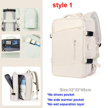 Load image into Gallery viewer, 17 Inch USB Gym Bag Dry Wet Backpack Female Girl Backpacks Women Nylon Shoulder Bag Student Schoolbag Laptop School Bag X137A