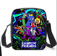 Load image into Gallery viewer, Rainbow Friends Backpack Colorful Boys Girls School Bags Capacity School Students Boys Girls Anime Cartoon Waterproof Backpack