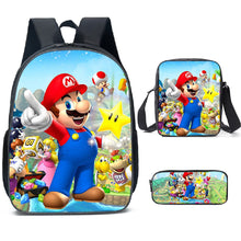 Load image into Gallery viewer, Mario Brothers 3D 3-Piece Backpack