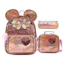 Load image into Gallery viewer, 3 in 1 Rolling Backpack Sequin