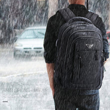 Load image into Gallery viewer, Men's Oxford Waterproof Rucksack rechargeable USB business computer bag casual backpack Senior high school student schoolbag