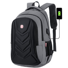 Load image into Gallery viewer, Men's Oxford Waterproof Rucksack rechargeable USB business computer bag casual backpack Senior high school student schoolbag