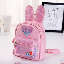 Load image into Gallery viewer, Children Small Backpack Purse Cute Leather School Bags for Kids Girl Princess School Backpack Bag Back Pack Mochila Feminina