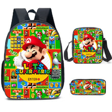 Load image into Gallery viewer, Mario Brothers 3D 3-Piece Backpack