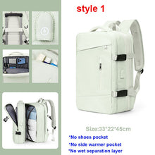 Load image into Gallery viewer, 17 Inch USB Gym Bag Dry Wet Backpack Female Girl Backpacks Women Nylon Shoulder Bag Student Schoolbag Laptop School Bag X137A