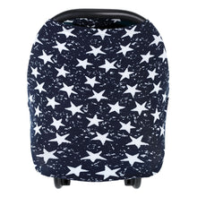 Load image into Gallery viewer, Newborn Breastfeeding Scarf Multi-Function 5 in 1 Baby Stroller Cover High Chair Cover Striped Baby Car Seat Cover Canopy