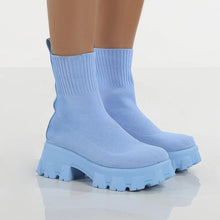 Load image into Gallery viewer, MCCKLE – Bottines Occidentales à Enfiler