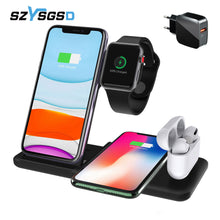 Load image into Gallery viewer, Support de chargeur sans fil rapide Qi 15W