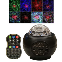 Load image into Gallery viewer, rojecteur LED ciel étoilé galaxie veilleuse USB Bluetooth lecteur de musique enfants adultes chambre/fête lampe de Projection romantique cadeaux