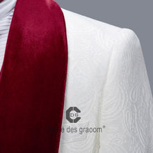Load image into Gallery viewer, smoking 4 pièces Blazer velours revers