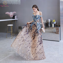 Load image into Gallery viewer, Robe de bal Sexy à paillettes colorées