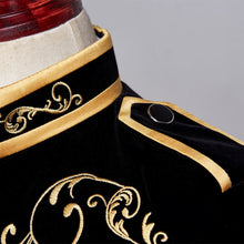 Load image into Gallery viewer, velours broderie style britannique