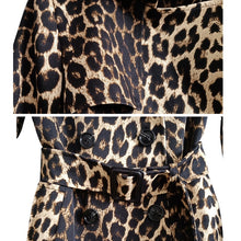 Load image into Gallery viewer, Trench-Coat imprimé léopard britannique