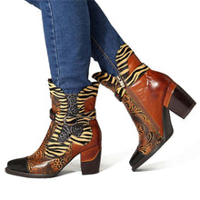 Load image into Gallery viewer, Socofy – bottines en cuir véritable