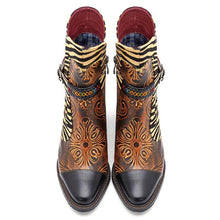 Load image into Gallery viewer, Socofy – bottines en cuir véritable