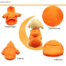 Load image into Gallery viewer, Pawstrip XS-2XL manteau à capuche pour chien