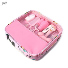 Load image into Gallery viewer, YAS 13pcs/Set Multifunction Newborn Baby Kids Nail Hair Health Care Thermometer Grooming Brush Kit Healthcare Accessories