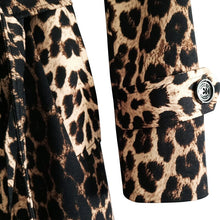 Load image into Gallery viewer, Trench-Coat imprimé léopard britannique