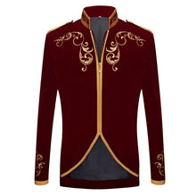 Load image into Gallery viewer, velours broderie style britannique