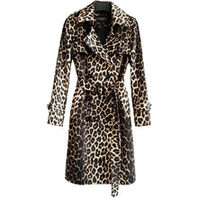 Load image into Gallery viewer, Trench-Coat imprimé léopard britannique