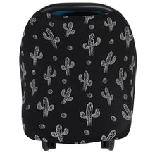 Load image into Gallery viewer, Newborn Breastfeeding Scarf Multi-Function 5 in 1 Baby Stroller Cover High Chair Cover Striped Baby Car Seat Cover Canopy