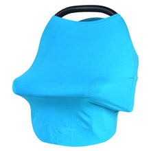 Load image into Gallery viewer, Newborn Breastfeeding Scarf Multi-Function 5 in 1 Baby Stroller Cover High Chair Cover Striped Baby Car Seat Cover Canopy