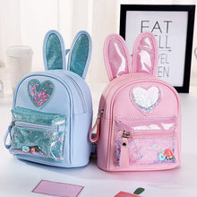 Load image into Gallery viewer, Children Small Backpack Purse Cute Leather School Bags for Kids Girl Princess School Backpack Bag Back Pack Mochila Feminina