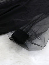 Load image into Gallery viewer, Robe dame moulante manche transparente