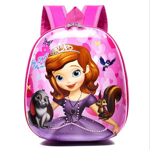 Disney Cartoon Mickey School Bags Kids Bag For Girls Boys Waterproof Princess Backpack Children Kindergarten Preschool Backpack