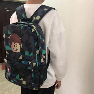 ROBLOX Backpack For Teenagers Kids Boys Children Student School Bags Unisex Laptop backpacks Travel Shoulder Bag