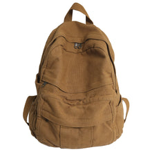 Load image into Gallery viewer, Girl Fabric School Bag New Fashion College Student Vintage Women Backpack Canvas Female Laptop Bag Travel Kawaii Ladies Backpack
