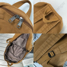 Load image into Gallery viewer, Girl Fabric School Bag New Fashion College Student Vintage Women Backpack Canvas Female Laptop Bag Travel Kawaii Ladies Backpack
