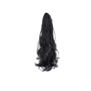 Wig Ponytail Female Pear-Shaped Hair Roll Grip Long Curly Hair Online Influencer Fashion Artificial Hair Big Wave Natural Traceless Long Braid