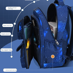 Orthopedic and waterproof school bag