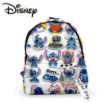 Load image into Gallery viewer, Large capacity rainbow Disney backpack
