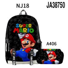 Load image into Gallery viewer, 3D super Mario backpack set
