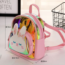 Load image into Gallery viewer, Children Small Backpack Purse Cute Leather School Bags for Kids Girl Princess School Backpack Bag Back Pack Mochila Feminina
