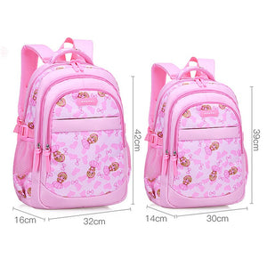 Kawaii Cute Teenage Girl Children Backpack School Bag Waterproof Back Pack Class Pink For Kid Child Teenager Princess Schoolbag