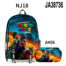 Load image into Gallery viewer, 3D super Mario backpack set
