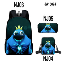 Load image into Gallery viewer, Rainbow Friends Backpack Colorful Boys Girls School Bags Capacity School Students Boys Girls Anime Cartoon Waterproof Backpack
